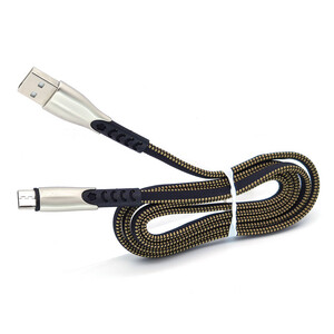Черный кабель USB 2.4A (TYPE C) 1м, OT-SMT20