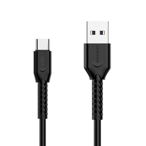 Кабель USB 6А SENDEM T8 Черный (TYPE C) 1м