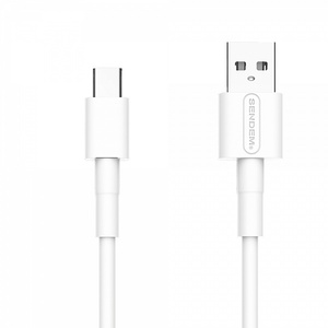 Кабель USB 5А SENDEM M66 Белый (TYPE C) 1м