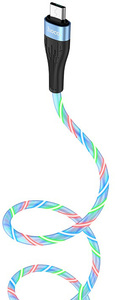 HOCO U85 Синий кабель USB 2A (TYPE C) 1м