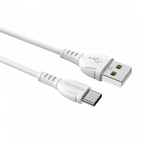 BOROFONE BX51 Белый кабель USB 3A (TYPE-C) 1м